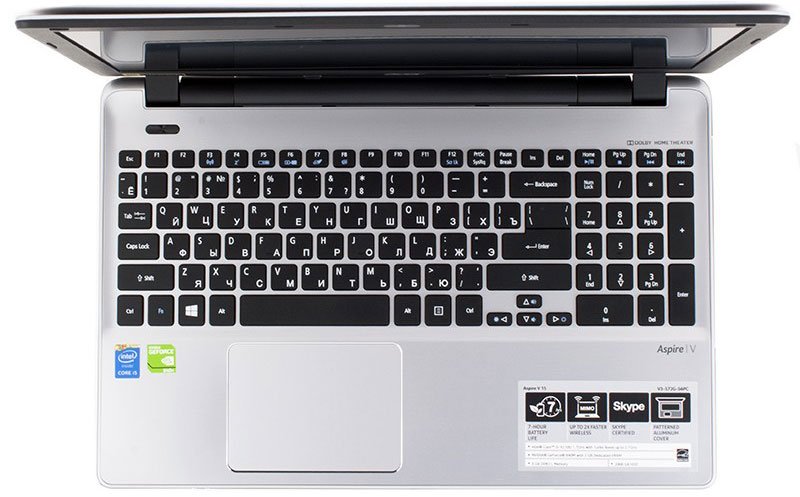 Ноутбук Acer Aspire V3-572G-56PC (NX.MNJER.010) - фото2